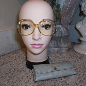 EUC Vtge 70's Oversized Eyeglasses